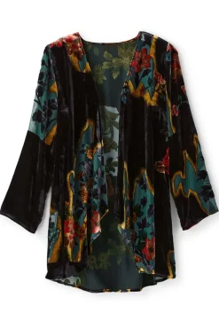 Aaliyah Floral Velvet Topper