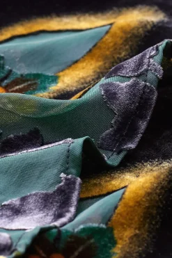Aaliyah Floral Velvet Topper
