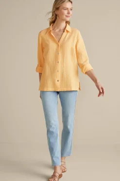Addison Gauze Big Shirt