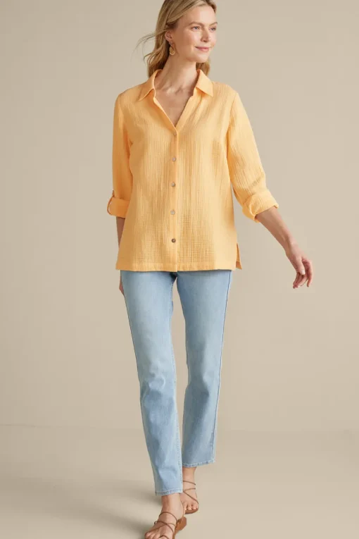 Addison Gauze Big Shirt