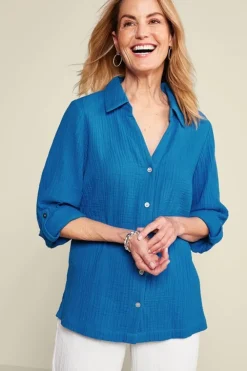 Addison Gauze Big Shirt