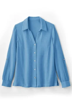 Addison Gauze Big Shirt
