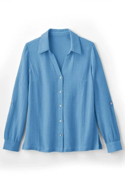 Addison Gauze Big Shirt