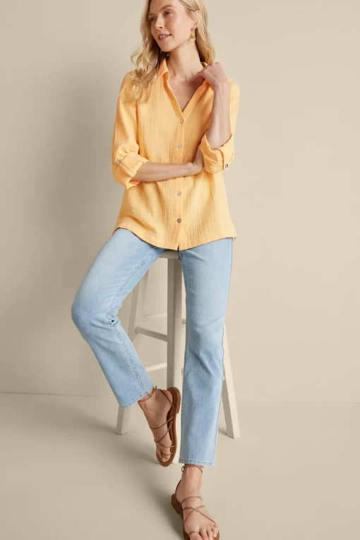 Addison Gauze Big Shirt