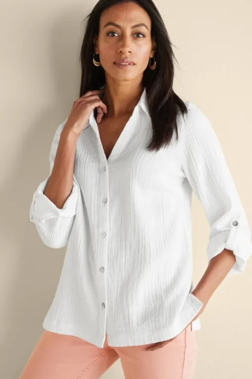 Addison Gauze Big Shirt