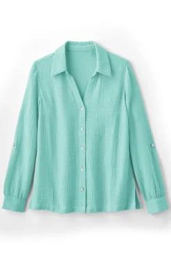 Addison Gauze Big Shirt