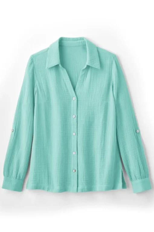 Addison Gauze Big Shirt