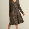 Aida Surplice Dress