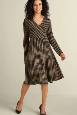 Aida Surplice Dress