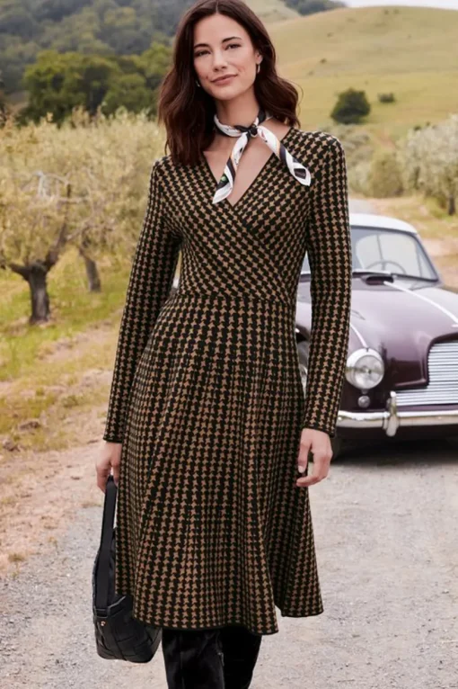 Aida Surplice Dress