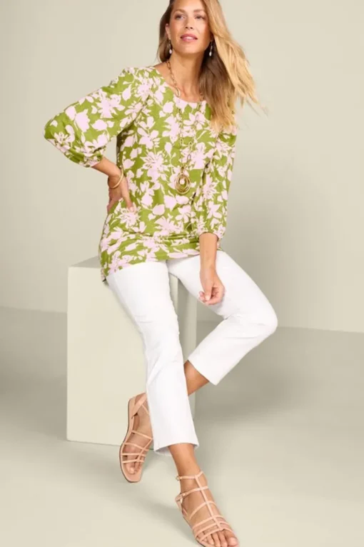 Ainsley Linen Blend Tunic