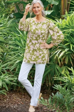 Ainsley Linen Blend Tunic