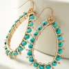 Alea Beaded Hoop Earrings