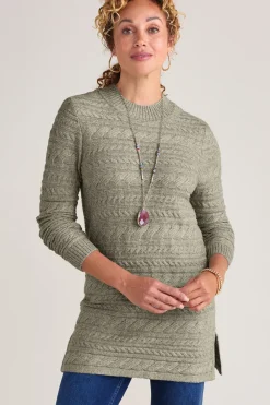 Alena Cable Sweater Tunic