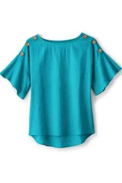 Andrea Linen Blend Pullover