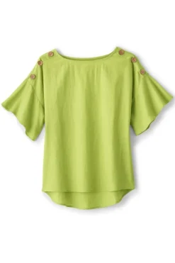 Andrea Linen Blend Pullover