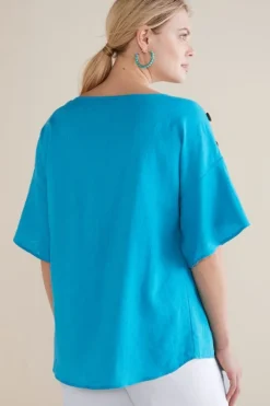 Andrea Linen Blend Pullover