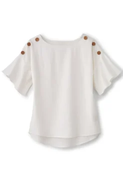 Andrea Linen Blend Pullover