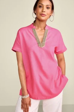 Annalise Linen Blend Tunic