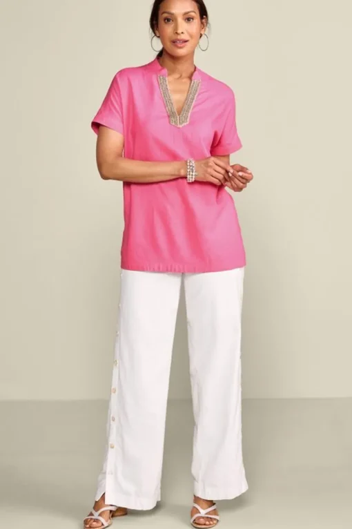Annalise Linen Blend Tunic