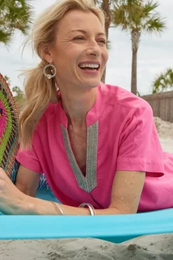 Annalise Linen Blend Tunic