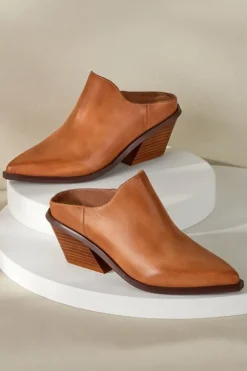 Antelope Caleb Leather Mules