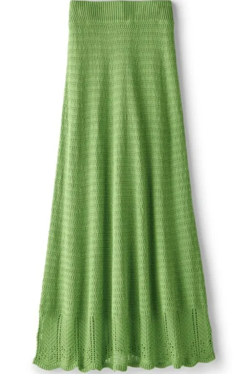 April Crochet Sweater Skirt