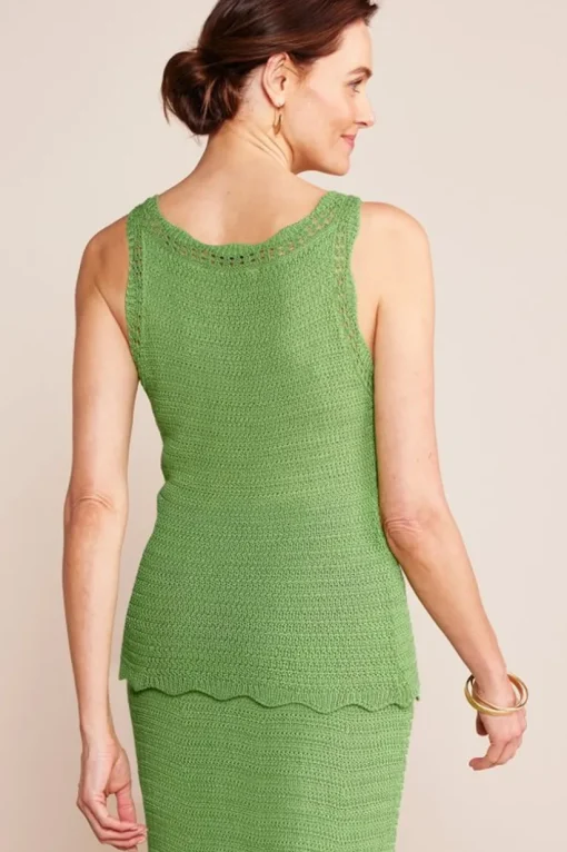 April Crochet Sweater Tank