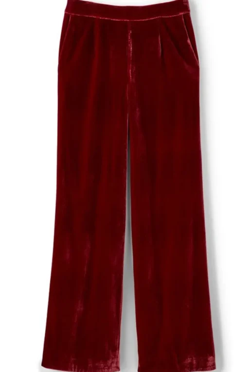 Aria Velvet Wide Leg Pants