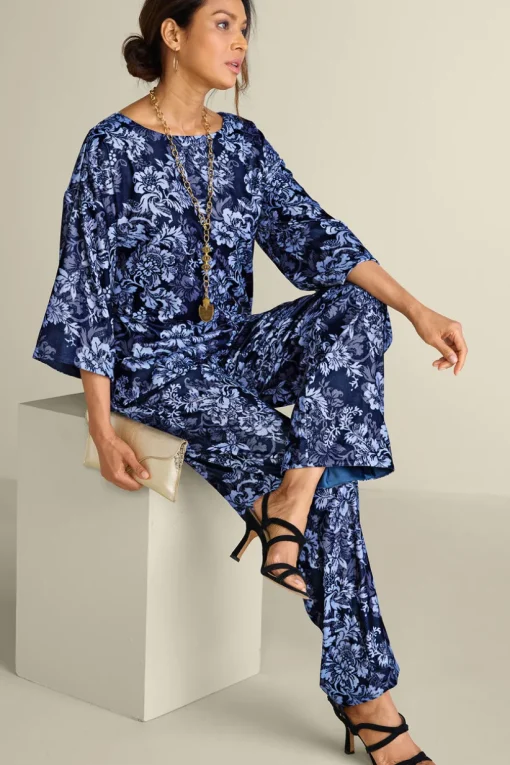Aria Velvet Wide Leg Pants