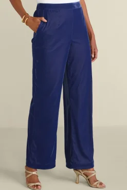 Aria Velvet Wide Leg Pants