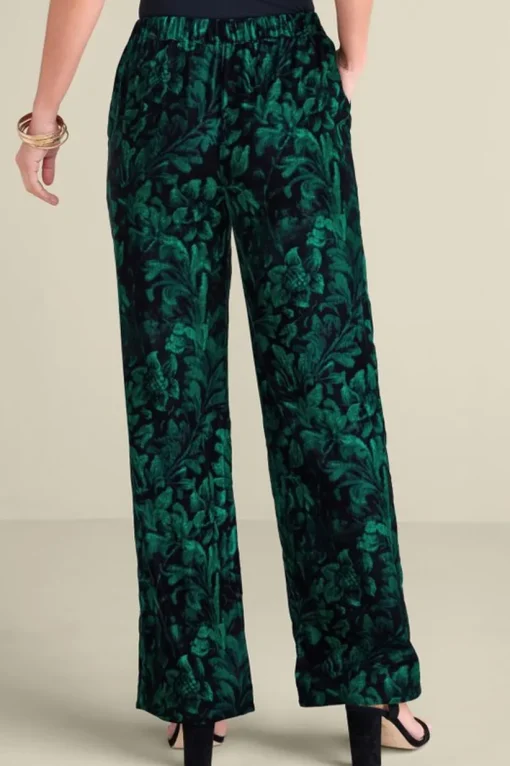 Aria Velvet Wide Leg Pants