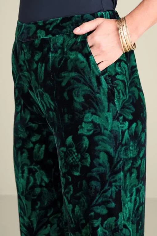 Aria Velvet Wide Leg Pants