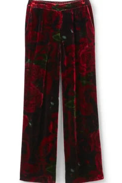 Aria Velvet Wide Leg Pants