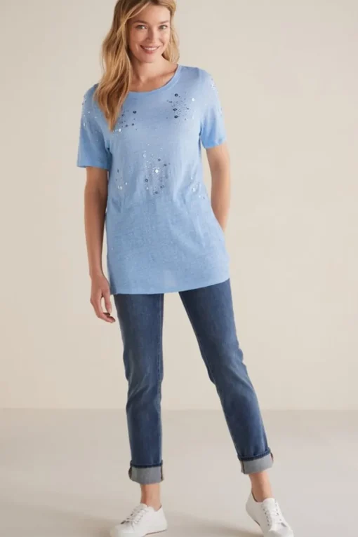 Astra Linen Tee