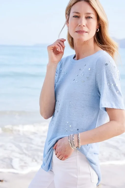 Astra Linen Tee