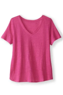 Aubrey Linen Slub Tee