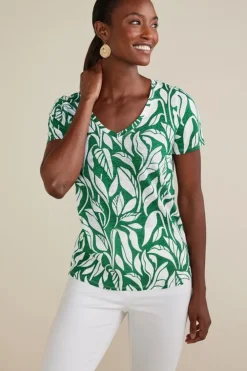 Aubrey Linen Slub Tee