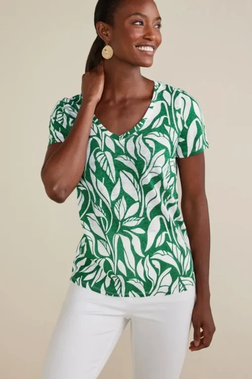 Aubrey Linen Slub Tee
