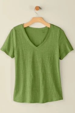 Aubrey Linen Slub Tee