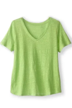 Aubrey Linen Slub Tee