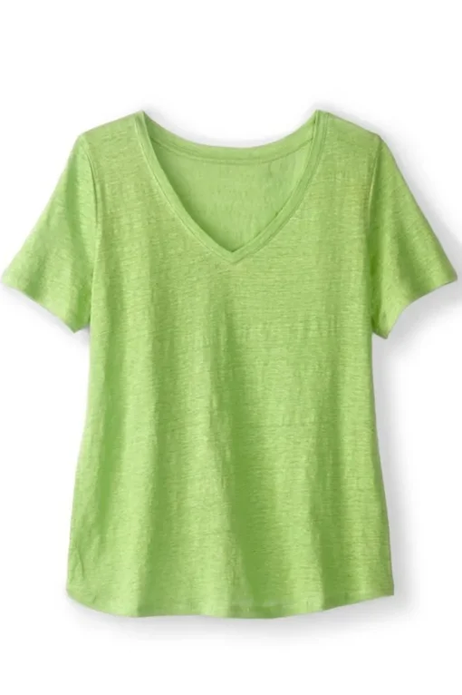 Aubrey Linen Slub Tee