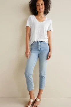 Aubrey Linen Slub Tee