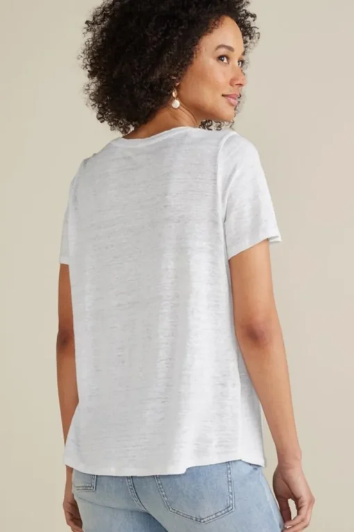 Aubrey Linen Slub Tee