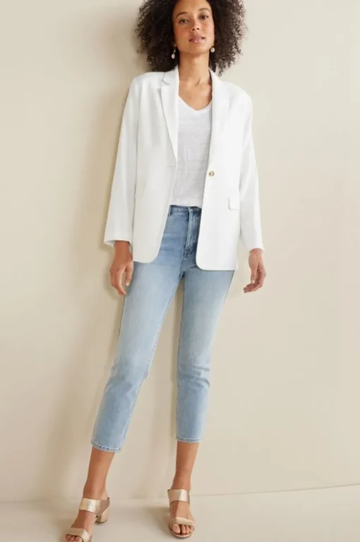 Aubrey Linen Slub Tee