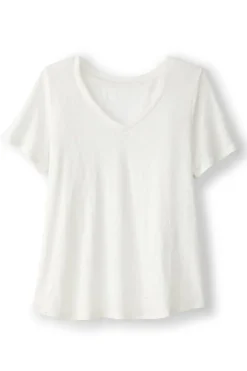 Aubrey Linen Slub Tee