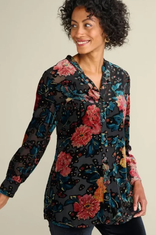 Autumn Velvet Tunic