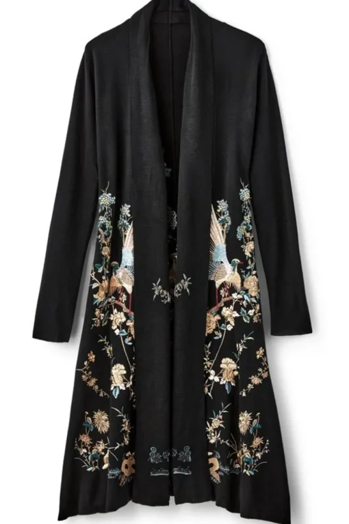 Ava Embroidered Cardigan