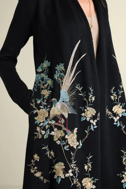 Ava Embroidered Cardigan