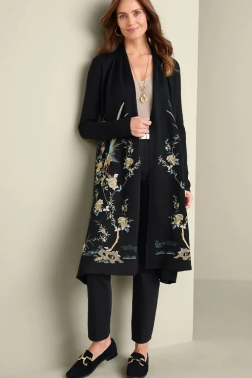 Ava Embroidered Cardigan